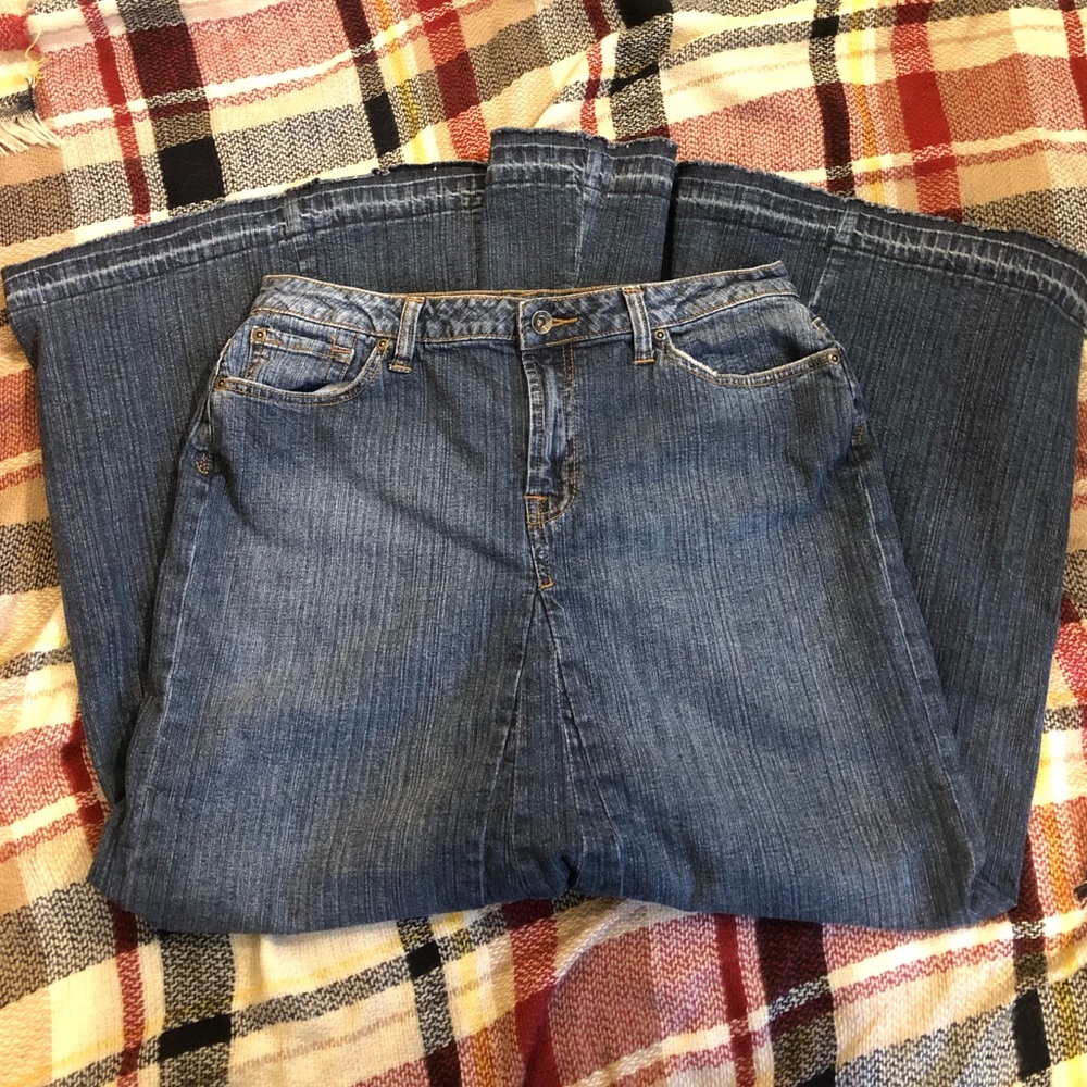 a.n.a. Long Denim Skirt Modest Size 10